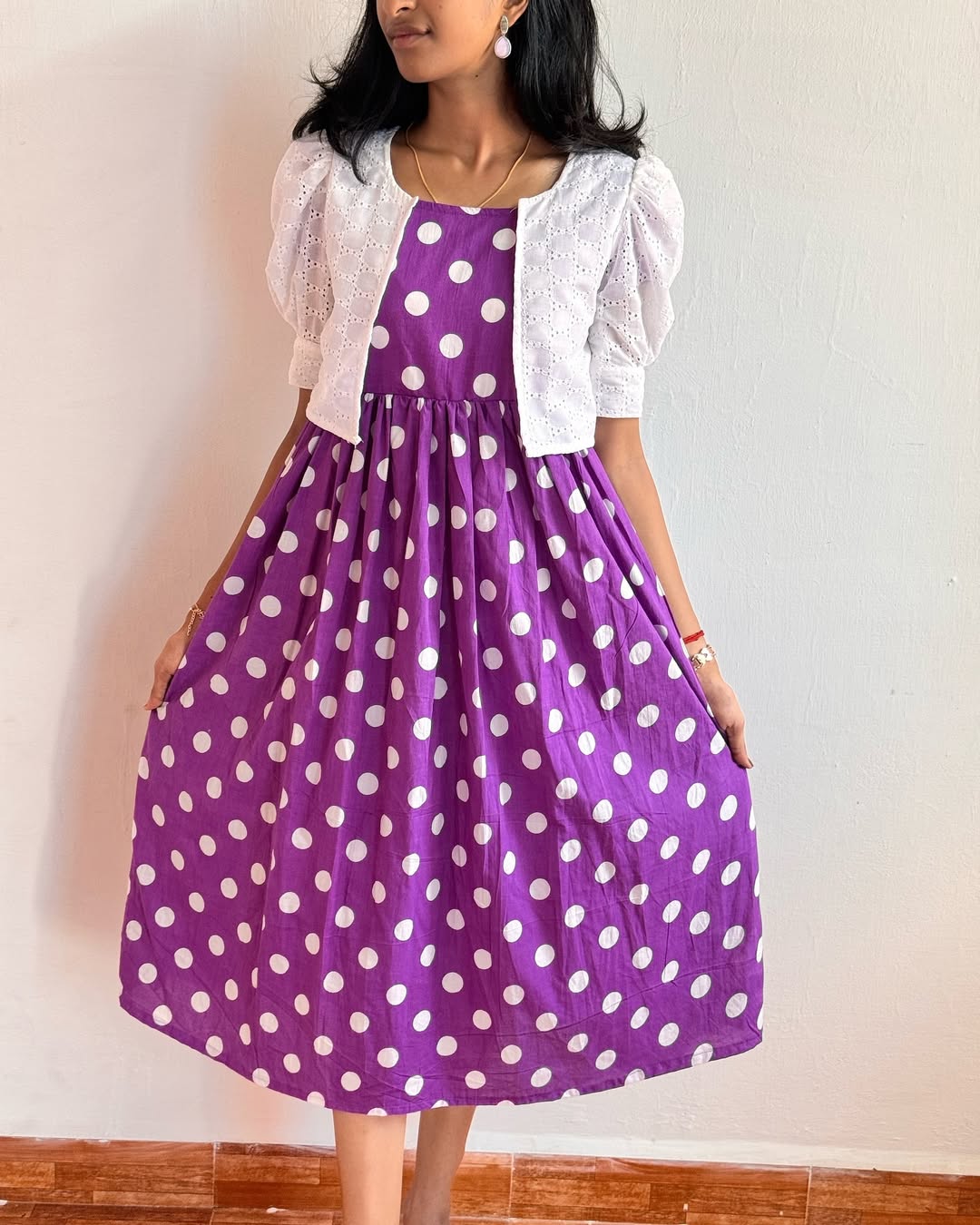 Easy Charm Cotton Day Dress