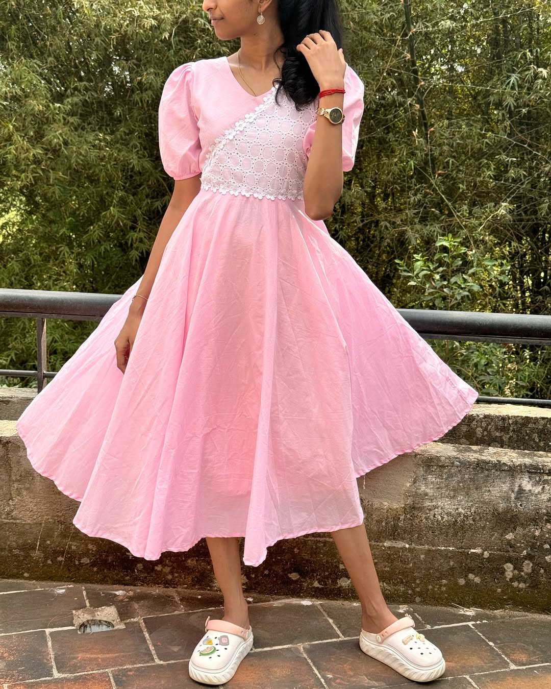 Retro Pop Checkerboard Skater Dress