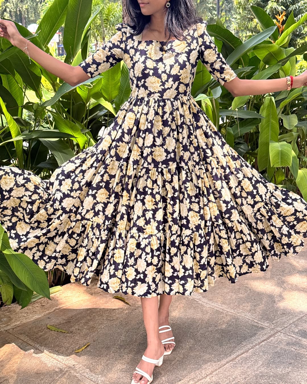 Summer Bloom Floral Maxi Dress
