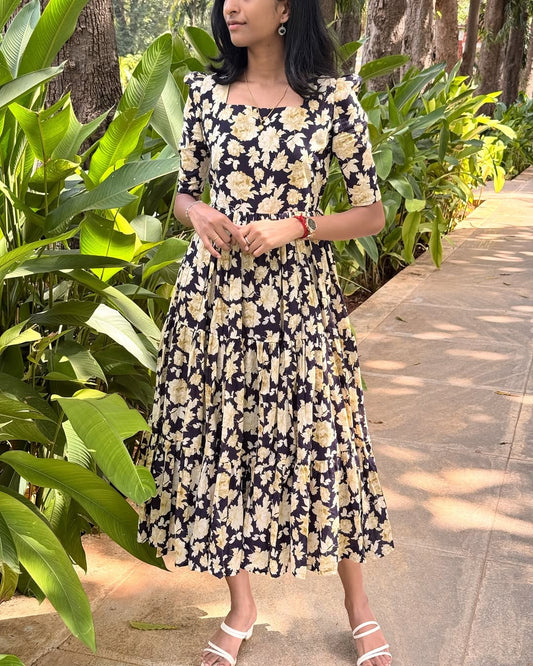 Summer Bloom Floral Maxi Dress