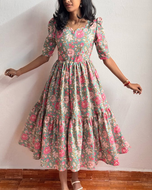 Boho Breeze Tiered Summer Dress