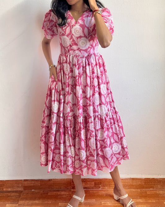 Citrus Pop One-Shoulder Dress