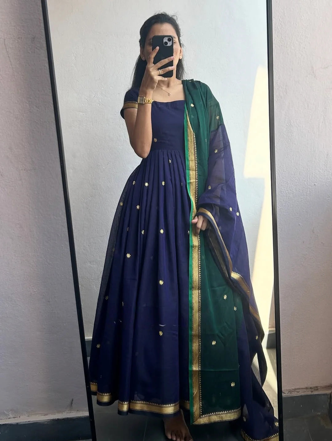 Sapna Flared Kurta With Dupatta