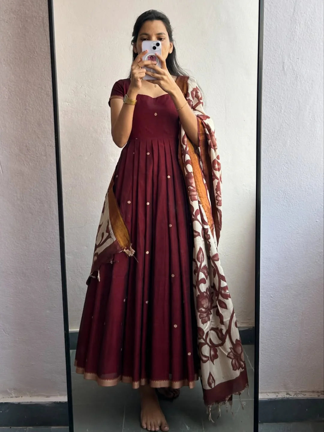 Sapna Flared Kurta Dupatta Suit Set