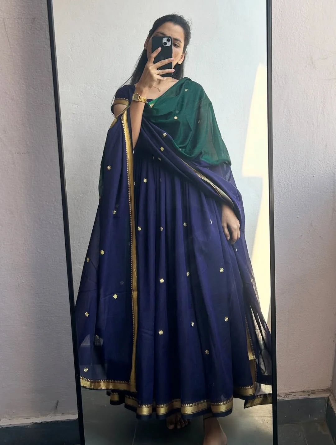 Sapna Flared Kurta With Dupatta