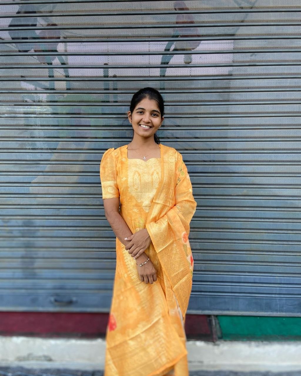Meenakshi Floral Kurti