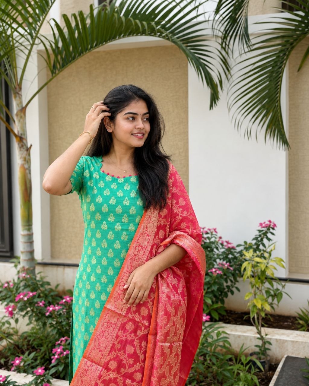 Malavika Floral Kurti