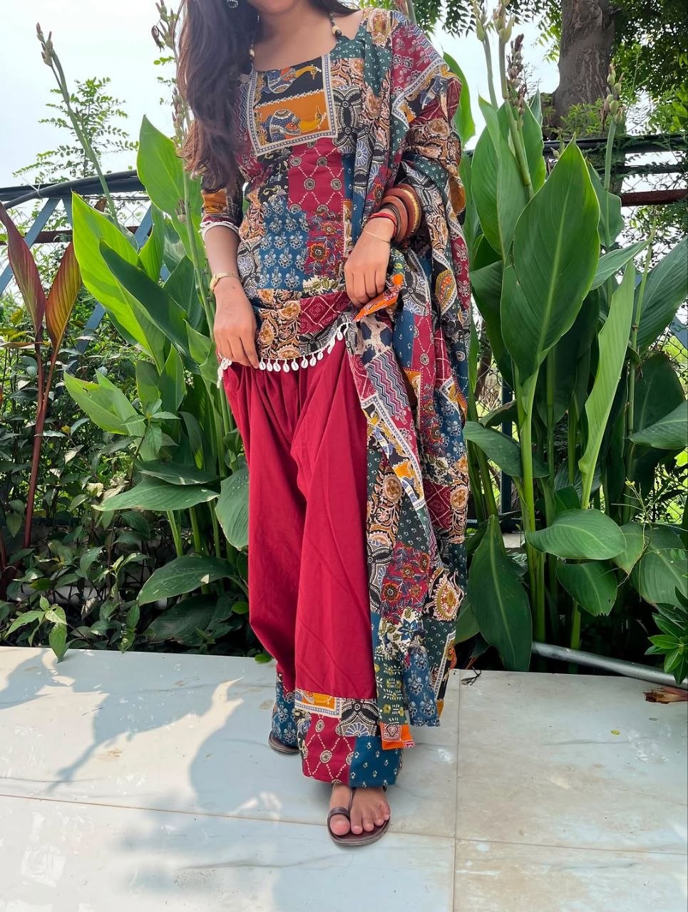 Your festive wardrobe deserves this stunning Farsi Suit!