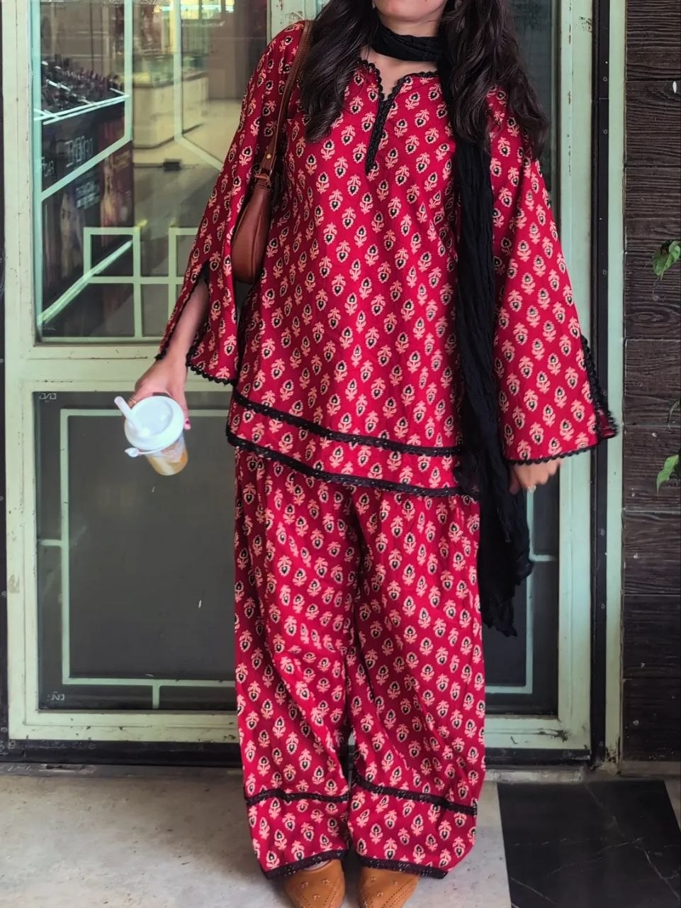 A timeless ethnic look for the modern woman.