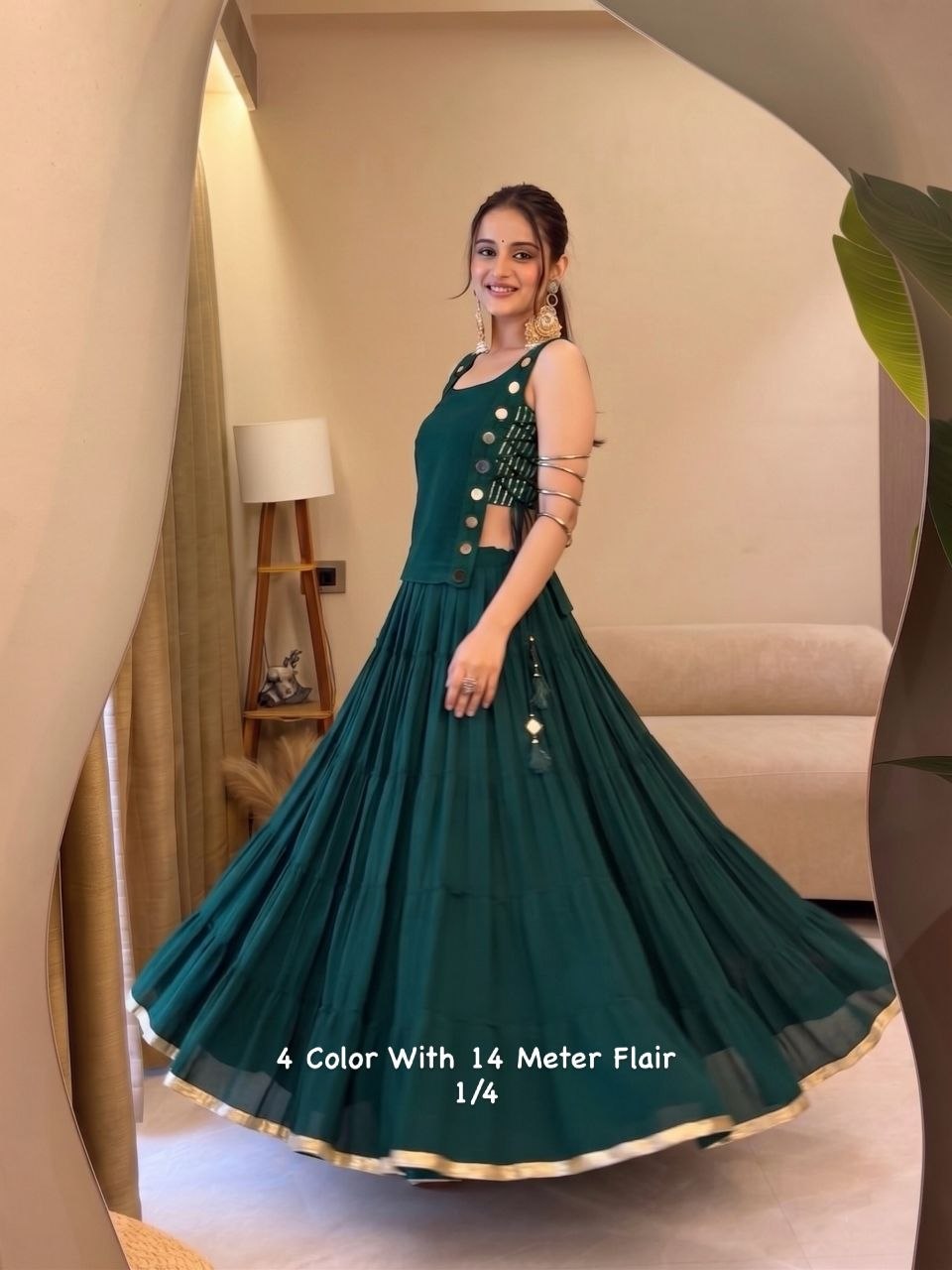 Zariya Mirrorwork Chaniya Choli