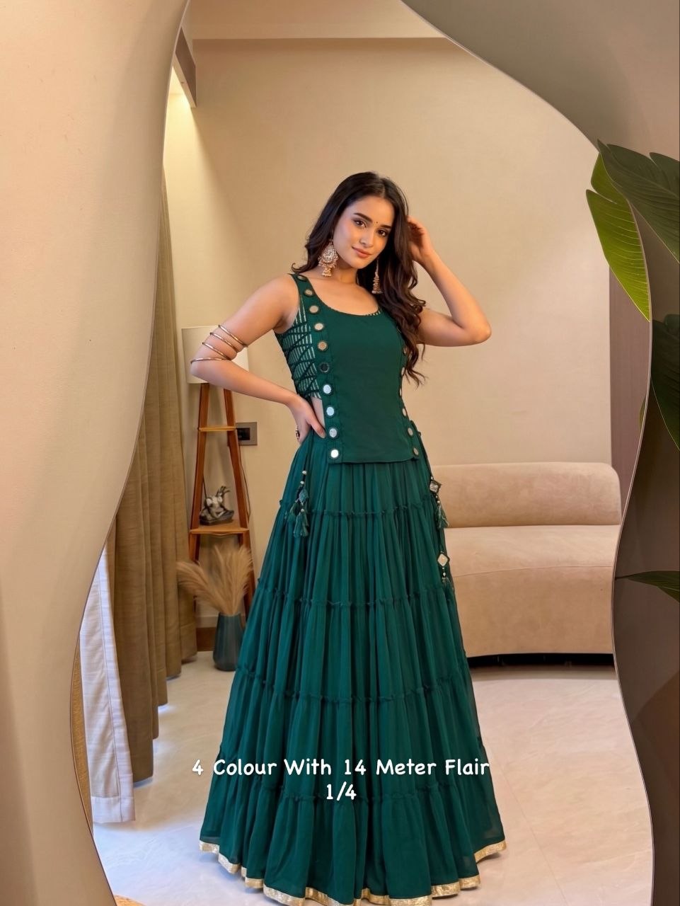 Zariya Mirrorwork Chaniya Choli